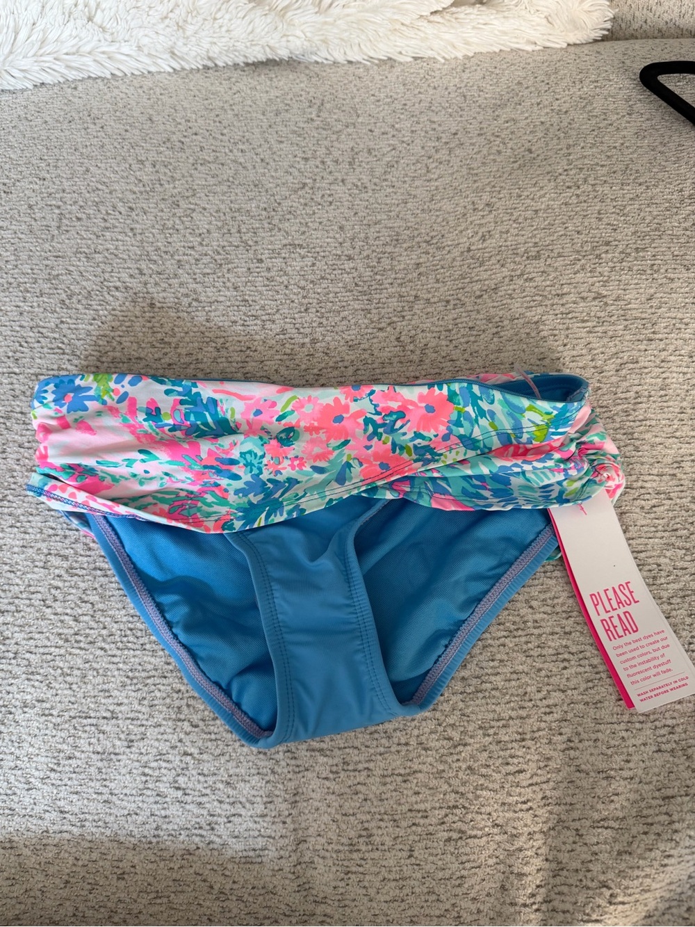 NWT Lilly Pulitzer Lagoon Sarong Hipster Bikini Bottoms